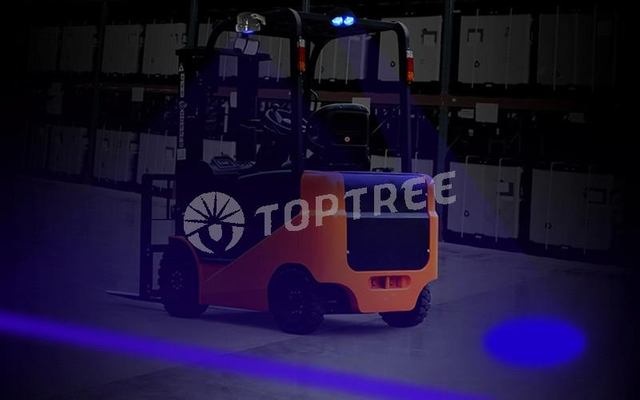 Lampu peringatan pendekatan forklift 10W