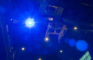 projecteur d'avertissement de grue &agrave; faisceau ponctuel