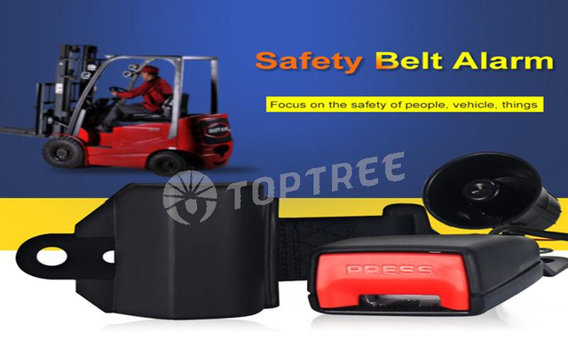 sistem amaran tali pinggang keledar forklift
