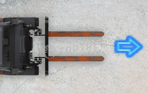 lampu keselamatan panah forklift