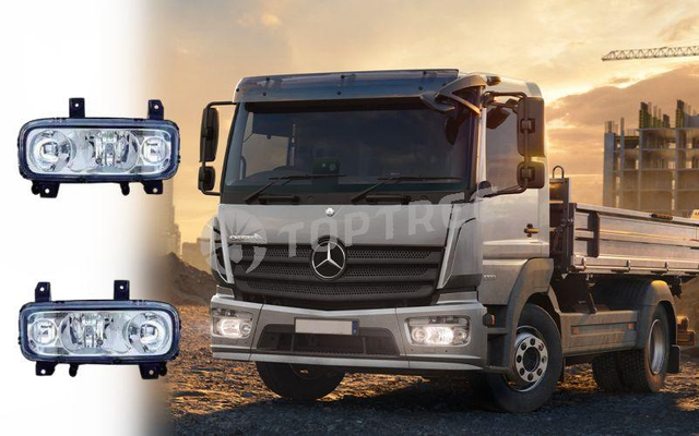 Mercedes Atego első LED l&aacute;mpa