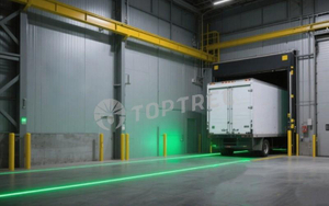 laserowy przewodnik dokowania ciężar&oacute;wki