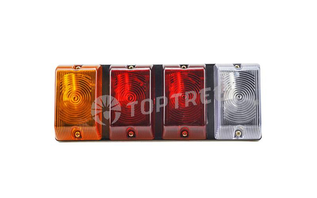 Lampu belakang trak / treler 4 mentol