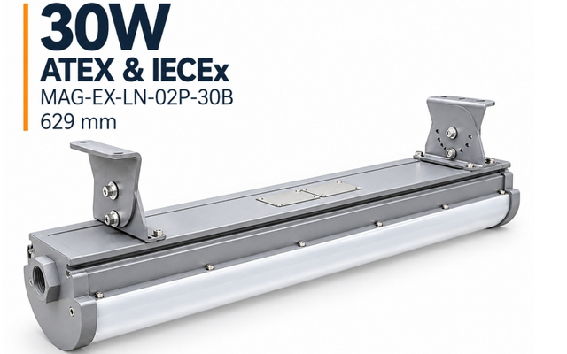Lampu Linear LED Tahan Ledakan 30W ATEX & IECEx