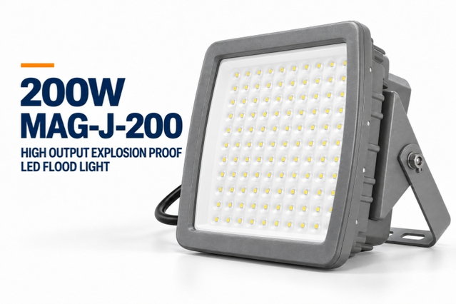 Lampu Banjir LED Kalis Letupan 200 Watt | 24000 Lumen